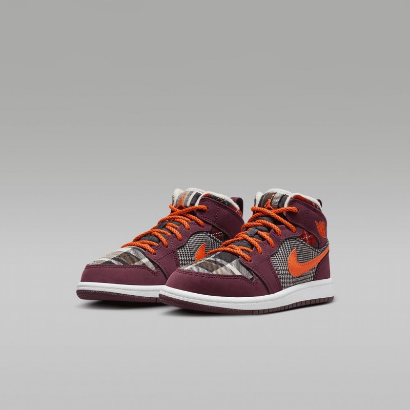 Nike Jordan 1 Mid SE Schoenen Kinderen Fuchsie Nederland | 406123-QGS