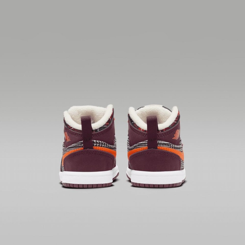 Nike Jordan 1 Mid SE Schoenen Kinderen Fuchsie Nederland | 620478-WBT