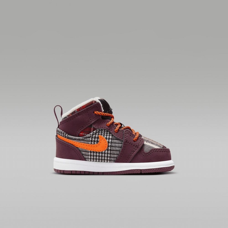 Nike Jordan 1 Mid SE Schoenen Kinderen Fuchsie Nederland | 620478-WBT