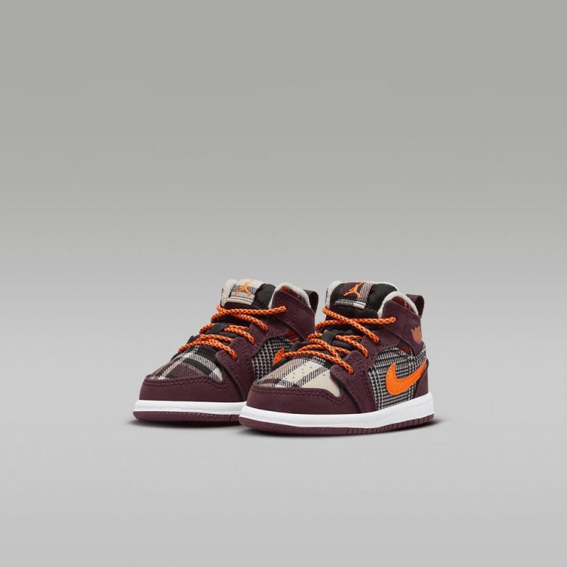 Nike Jordan 1 Mid SE Schoenen Kinderen Fuchsie Nederland | 620478-WBT