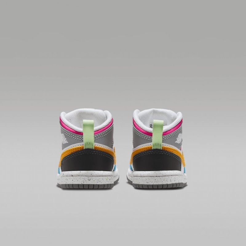 Nike Jordan 1 Mid SE Schoenen Kinderen Gekleurd Nederland | 263157-PXJ