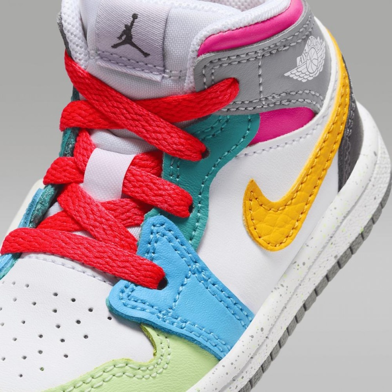 Nike Jordan 1 Mid SE Schoenen Kinderen Gekleurd Nederland | 263157-PXJ