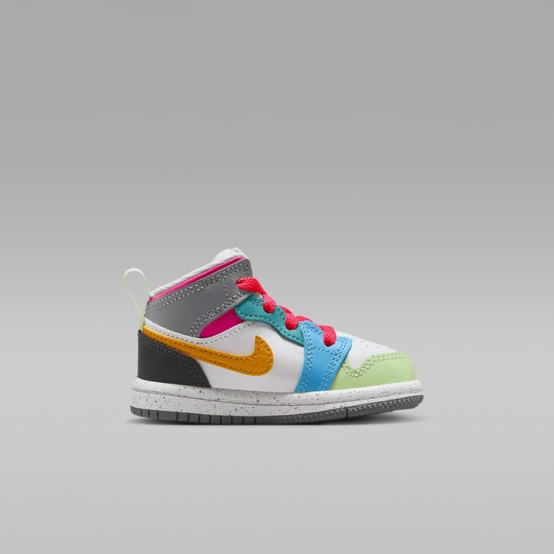 Nike Jordan 1 Mid SE Schoenen Kinderen Gekleurd Nederland | 263157-PXJ
