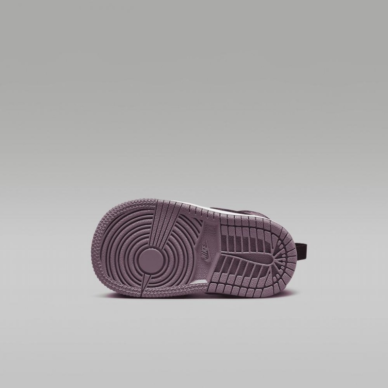 Nike Jordan 1 Mid SE Schoenen Kinderen Paars Zwart Nederland | 798465-AGD