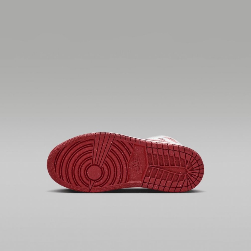 Nike Jordan 1 Mid SE Schoenen Kinderen Wit Rood Nederland | 591762-DIH