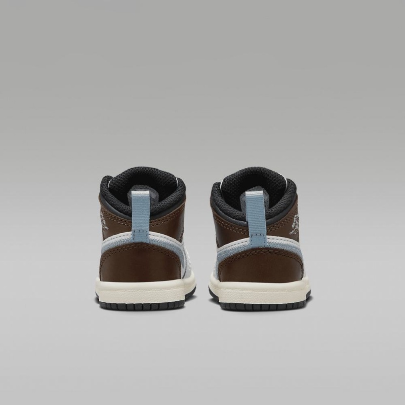 Nike Jordan 1 Mid SE Schoenen Kinderen Wit Chocola Nederland | 504781-DAM