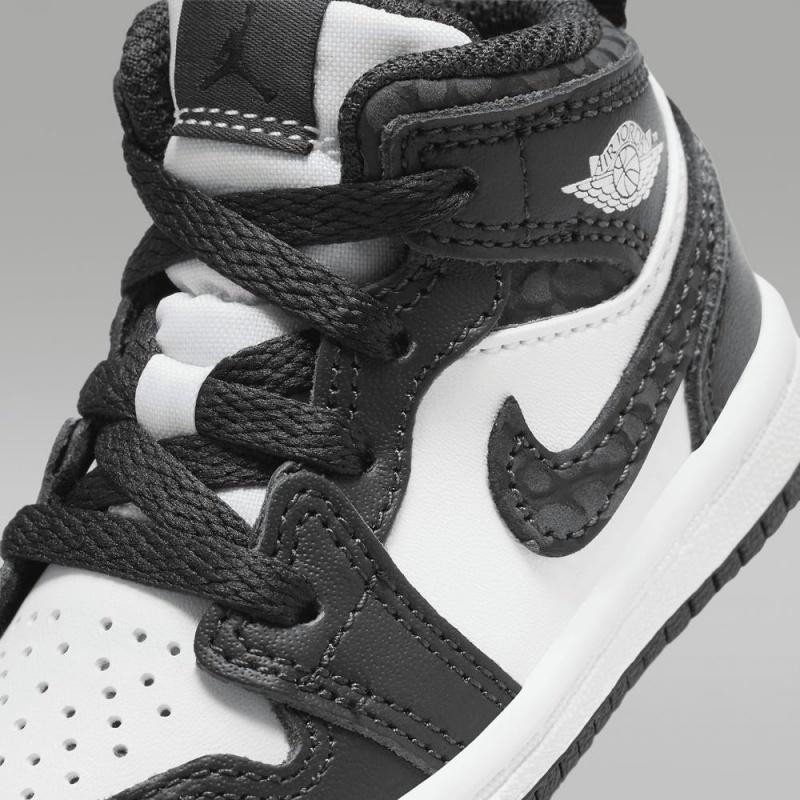 Nike Jordan 1 Mid SE Schoenen Kinderen Zwart Wit Nederland | 649182-RHW