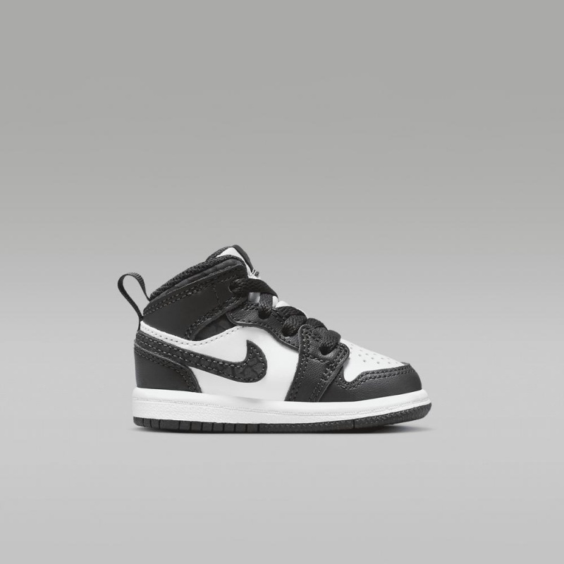 Nike Jordan 1 Mid SE Schoenen Kinderen Zwart Wit Nederland | 649182-RHW