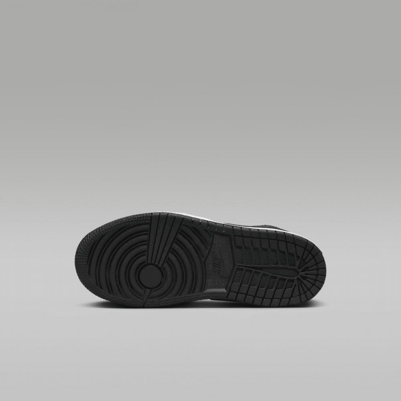 Nike Jordan 1 Mid Schoenen Kinderen Geel Zwart Wit Nederland | 429176-FJO