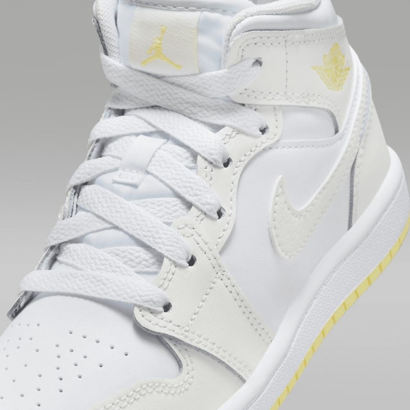 Nike Jordan 1 Mid Schoenen Kinderen Wit Nederland | 871234-AFJ
