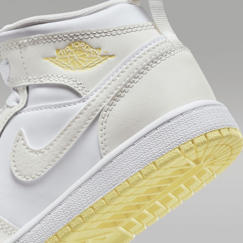 Nike Jordan 1 Mid Schoenen Kinderen Wit Nederland | 871234-AFJ