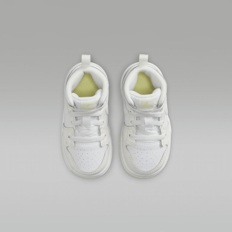 Nike Jordan 1 Mid Schoenen Kinderen Wit Nederland | 475961-TJK