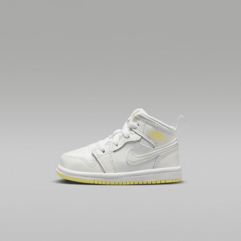 Nike Jordan 1 Mid Schoenen Kinderen Wit Nederland | 475961-TJK