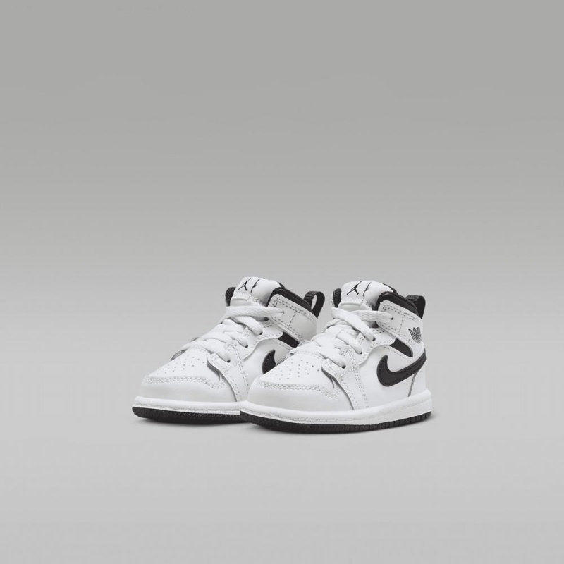 Nike Jordan 1 Mid Schoenen Kinderen Wit Nederland | 347065-NVA
