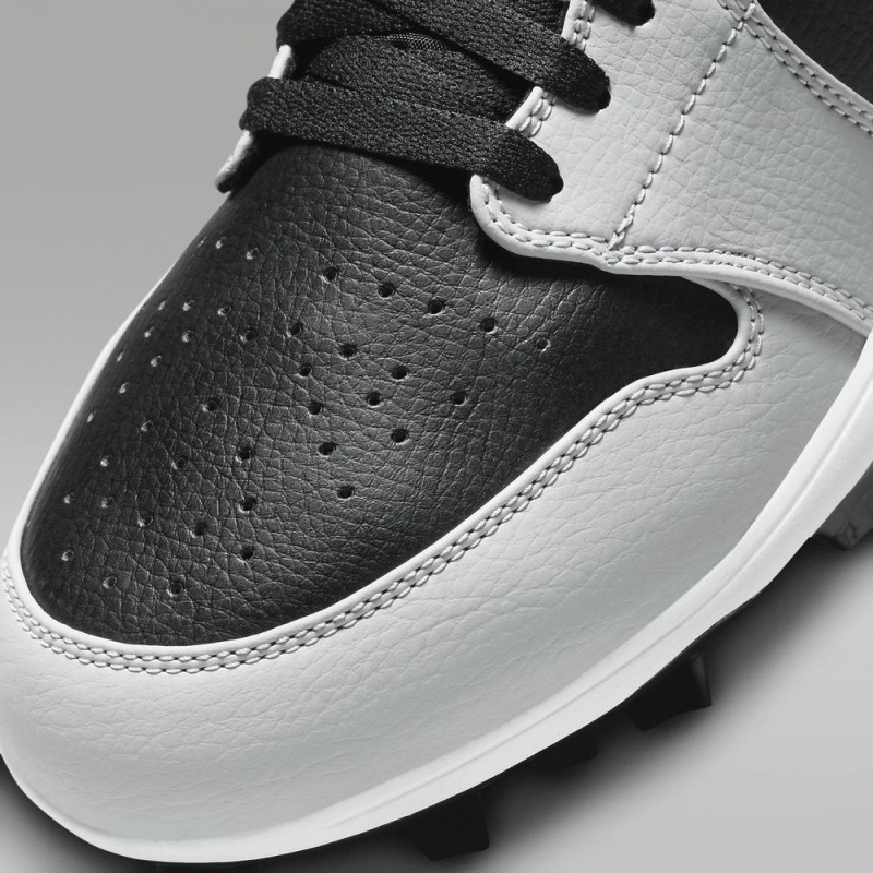 Nike Jordan 1 Mid TD Schoenen Heren Metal Zilver Zwart Nederland | 483165-KZV