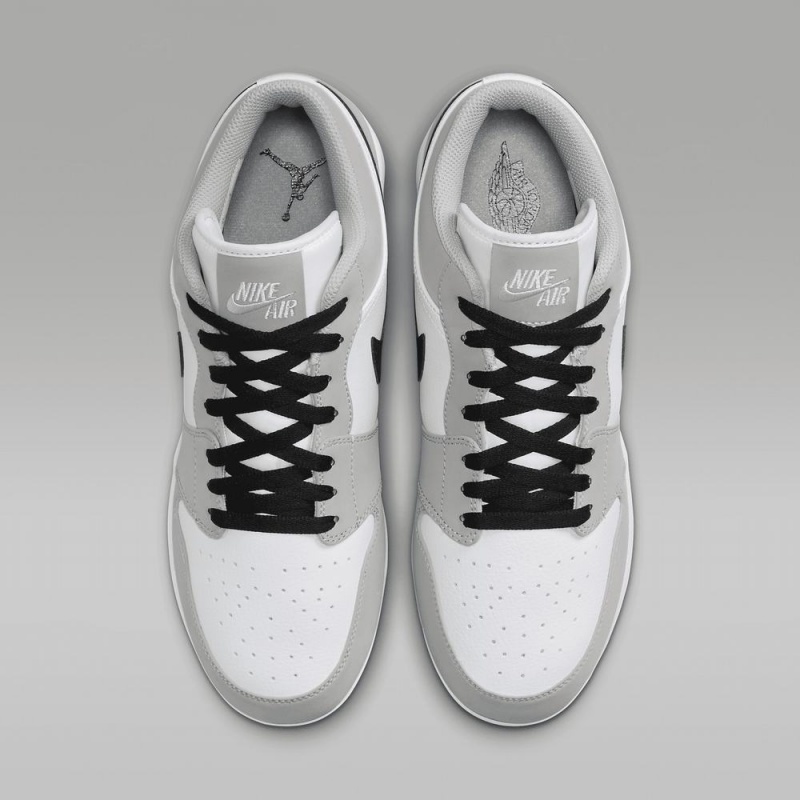Nike Jordan 1 Retro MCS Low Schoenen Heren Grijs Wit Zwart Nederland | 679208-GFA