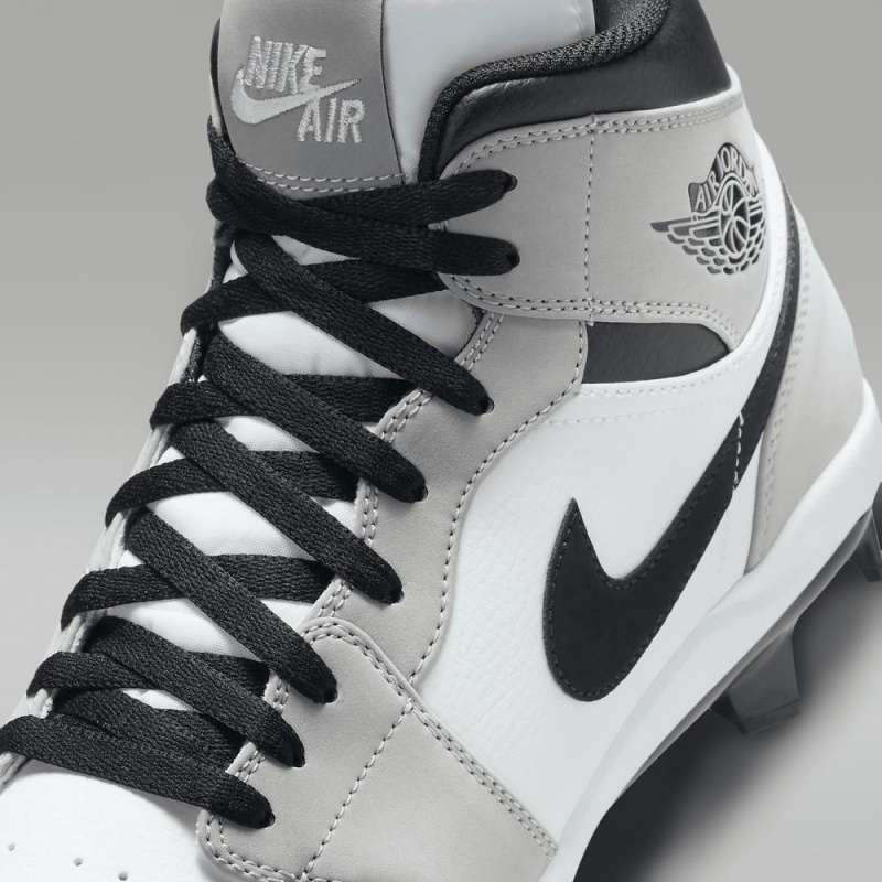 Nike Jordan 1 Retro MCS Schoenen Heren Grijs Wit Zwart Nederland | 653829-SGD