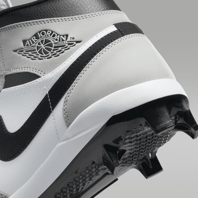 Nike Jordan 1 Retro MCS Schoenen Heren Grijs Wit Zwart Nederland | 653829-SGD