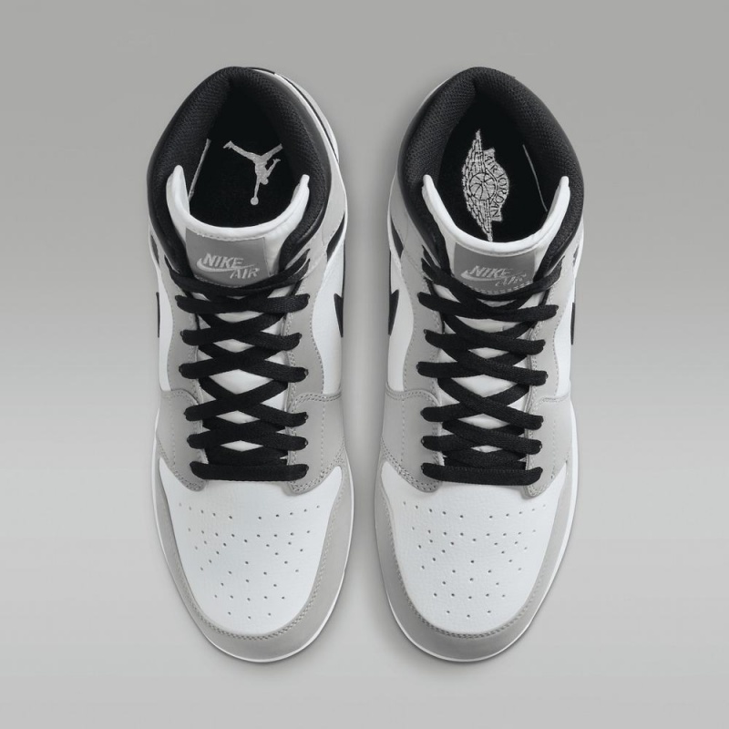 Nike Jordan 1 Retro MCS Schoenen Heren Grijs Wit Zwart Nederland | 653829-SGD