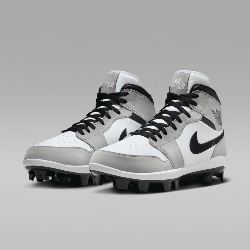 Nike Jordan 1 Retro MCS Schoenen Heren Grijs Wit Zwart Nederland | 653829-SGD