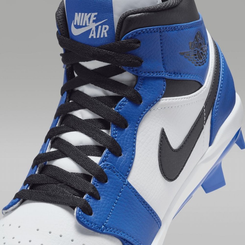 Nike Jordan 1 Retro MCS Schoenen Heren Koningsblauw Wit Zwart Nederland | 458932-DVF