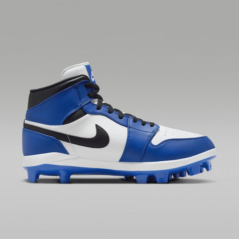 Nike Jordan 1 Retro MCS Schoenen Heren Koningsblauw Wit Zwart Nederland | 458932-DVF