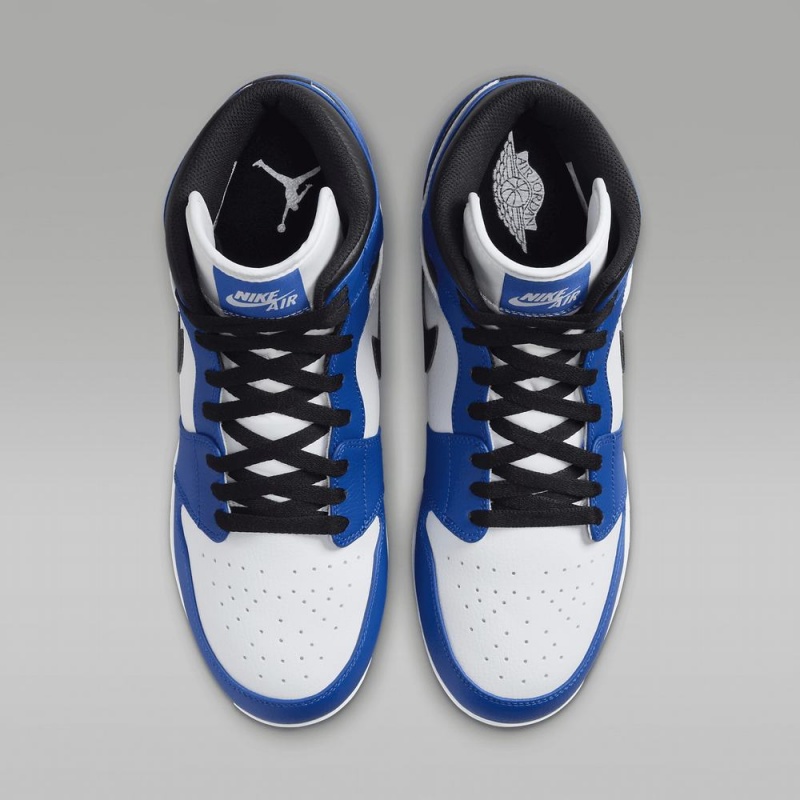 Nike Jordan 1 Retro MCS Schoenen Heren Koningsblauw Wit Zwart Nederland | 458932-DVF