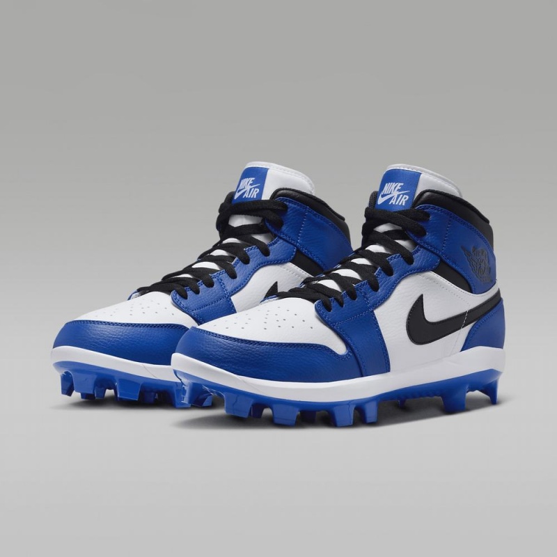 Nike Jordan 1 Retro MCS Schoenen Heren Koningsblauw Wit Zwart Nederland | 458932-DVF