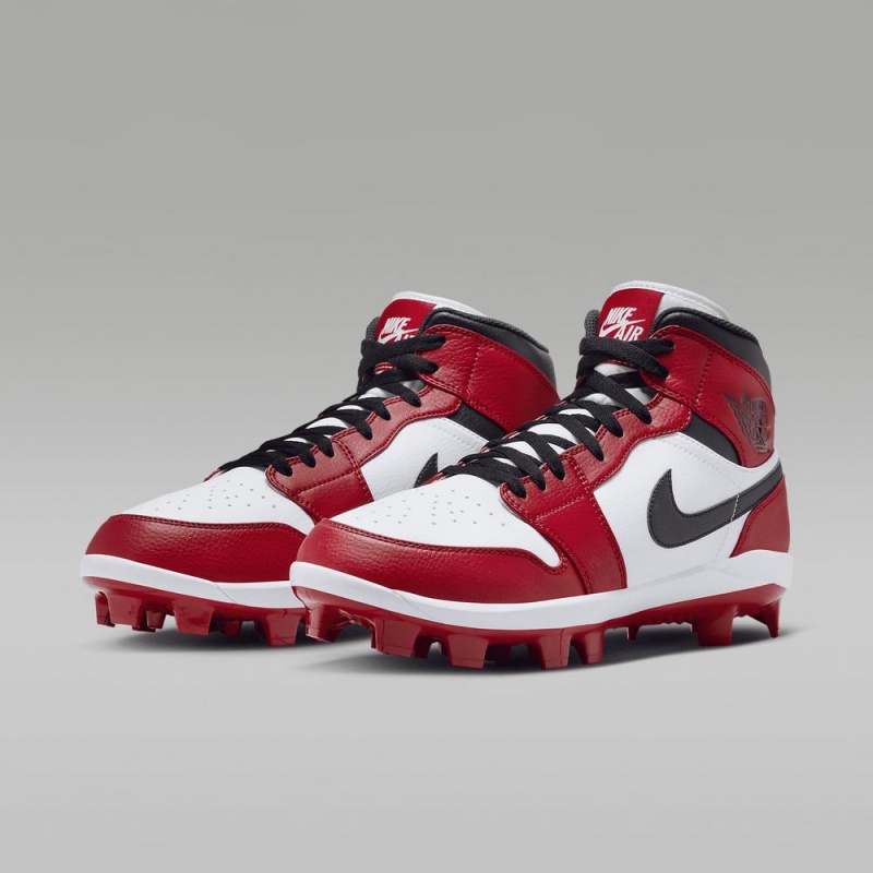 Nike Jordan 1 Retro MCS Schoenen Heren Rood Wit Zwart Nederland | 670935-PQA