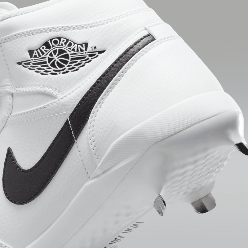 Nike Jordan 1 Retro Metal Schoenen Heren Wit Zwart Nederland | 042917-NZD