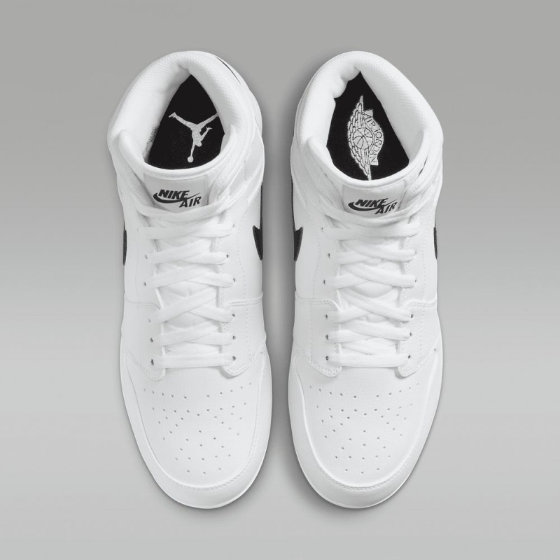 Nike Jordan 1 Retro Metal Schoenen Heren Wit Zwart Nederland | 042917-NZD
