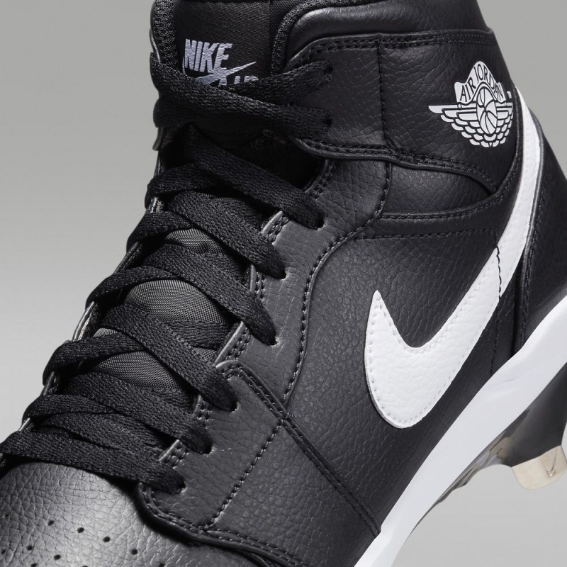 Nike Jordan 1 Retro Metal Schoenen Heren Zwart Wit Nederland | 836705-OMY