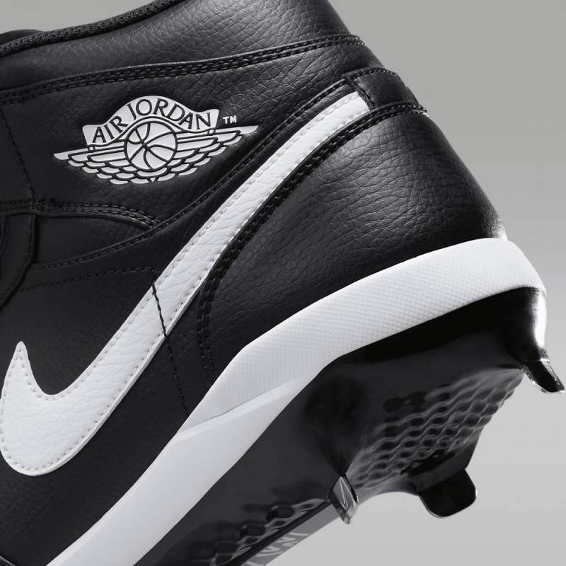 Nike Jordan 1 Retro Metal Schoenen Heren Zwart Wit Nederland | 836705-OMY