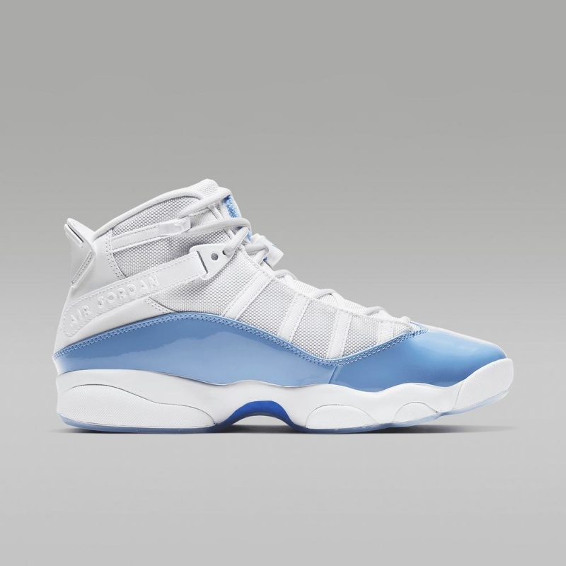 Nike Jordan 6 Rings Schoenen Heren Wit Blauw Nederland | 603748-PLQ