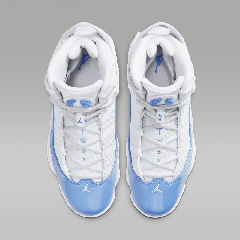 Nike Jordan 6 Rings Schoenen Heren Wit Blauw Nederland | 603748-PLQ