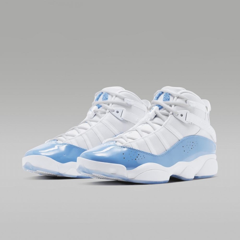 Nike Jordan 6 Rings Schoenen Heren Wit Blauw Nederland | 603748-PLQ