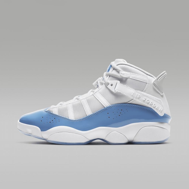 Nike Jordan 6 Rings Schoenen Heren Wit Blauw Nederland | 603748-PLQ