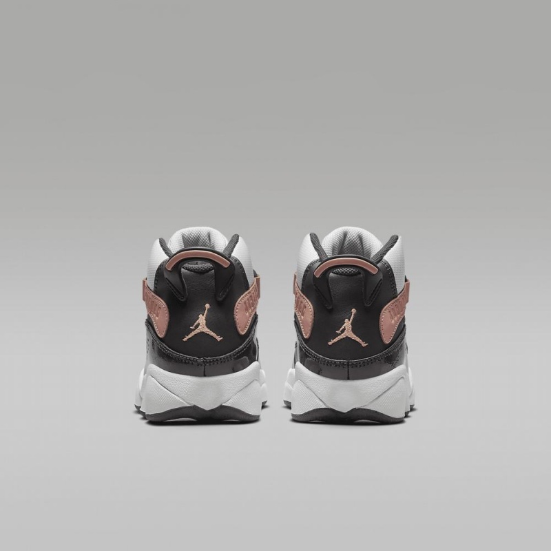 Nike Jordan 6 Rings Schoenen Kinderen Wit Rood Groen Donkergrijs Nederland | 293684-IDA