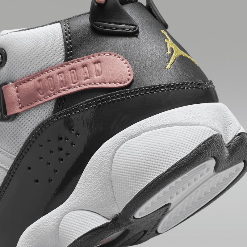 Nike Jordan 6 Rings Schoenen Kinderen Wit Rood Groen Donkergrijs Nederland | 293684-IDA