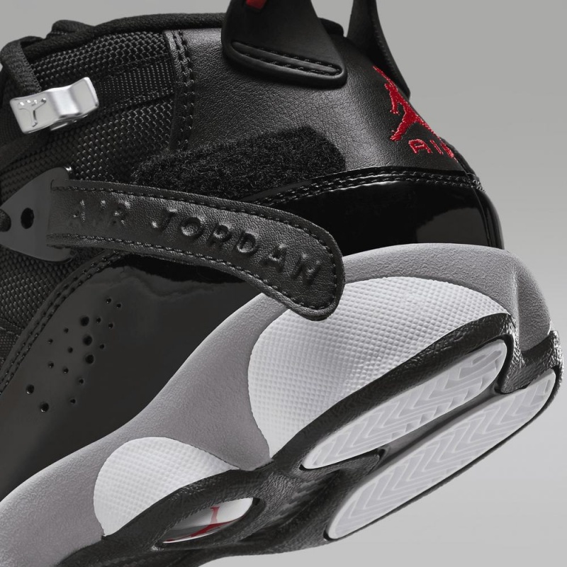 Nike Jordan 6 Rings Schoenen Kinderen Zwart Wit Rood Nederland | 581064-JND
