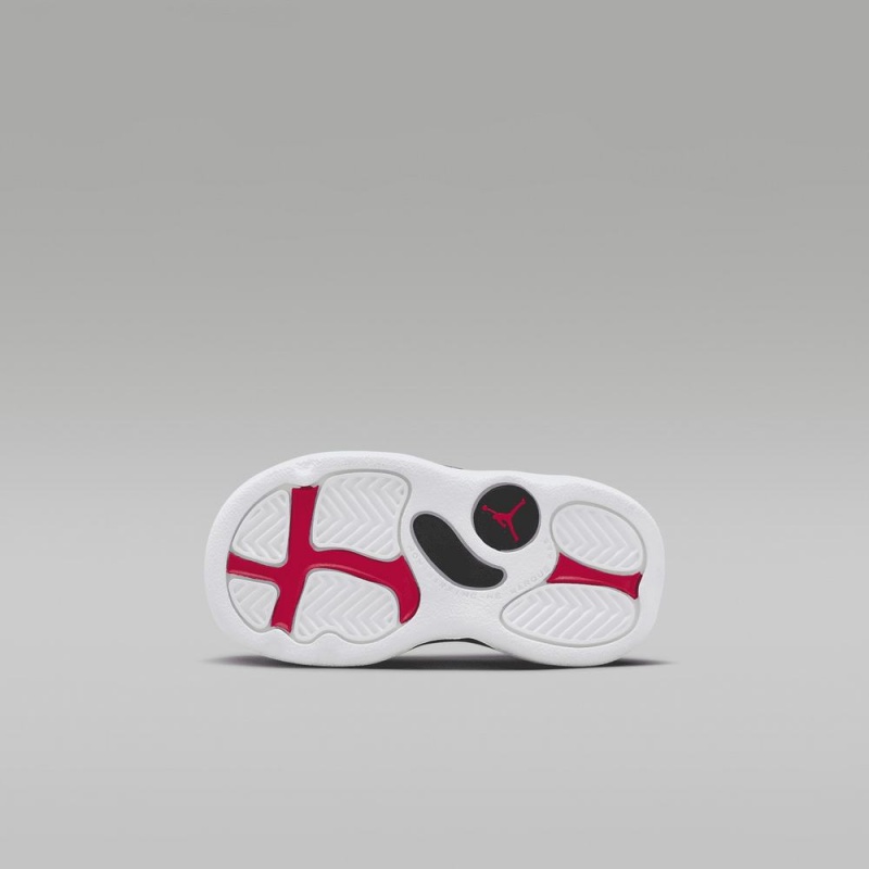 Nike Jordan 6 Rings Schoenen Kinderen Zwart Wit Rood Nederland | 745823-HKI