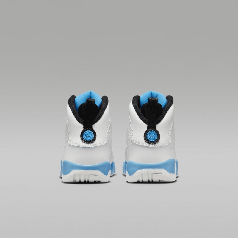 Nike Jordan 9 Retro Schoenen Kinderen Wit Donkerblauw Zwart Nederland | 420319-ERY