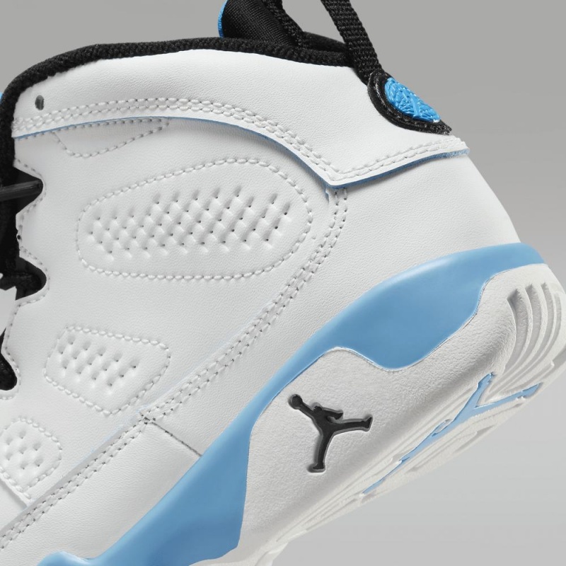 Nike Jordan 9 Retro Schoenen Kinderen Wit Donkerblauw Zwart Nederland | 420319-ERY