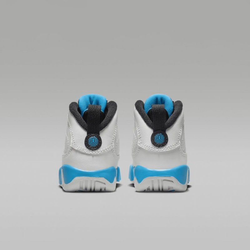 Nike Jordan 9 Retro Schoenen Kinderen Wit Donkerblauw Zwart Nederland | 987461-NEA