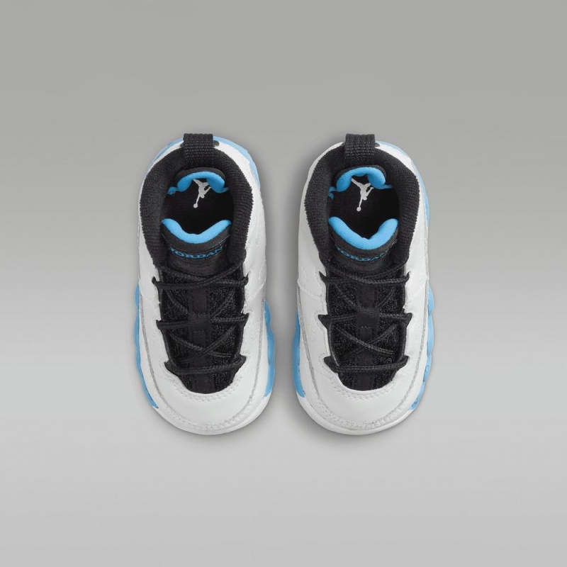 Nike Jordan 9 Retro Schoenen Kinderen Wit Donkerblauw Zwart Nederland | 987461-NEA