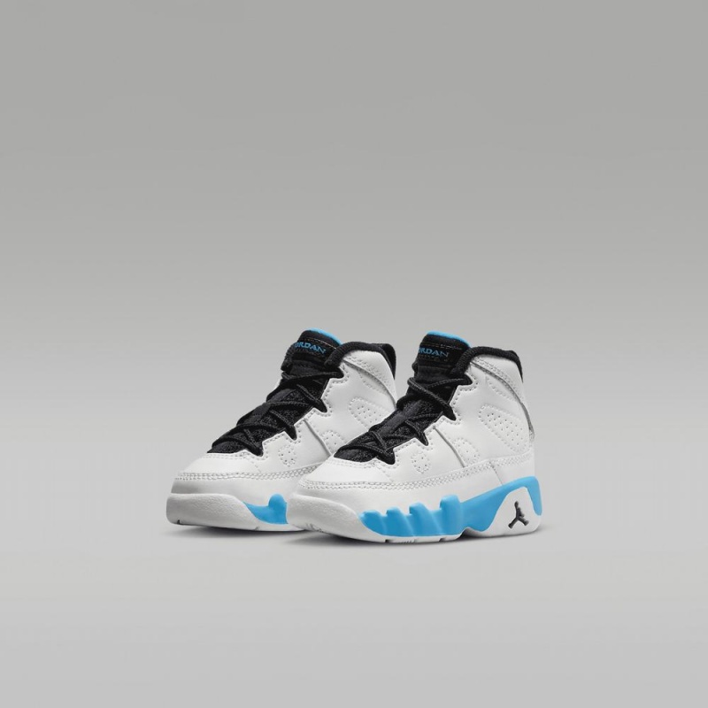 Nike Jordan 9 Retro Schoenen Kinderen Wit Donkerblauw Zwart Nederland | 987461-NEA