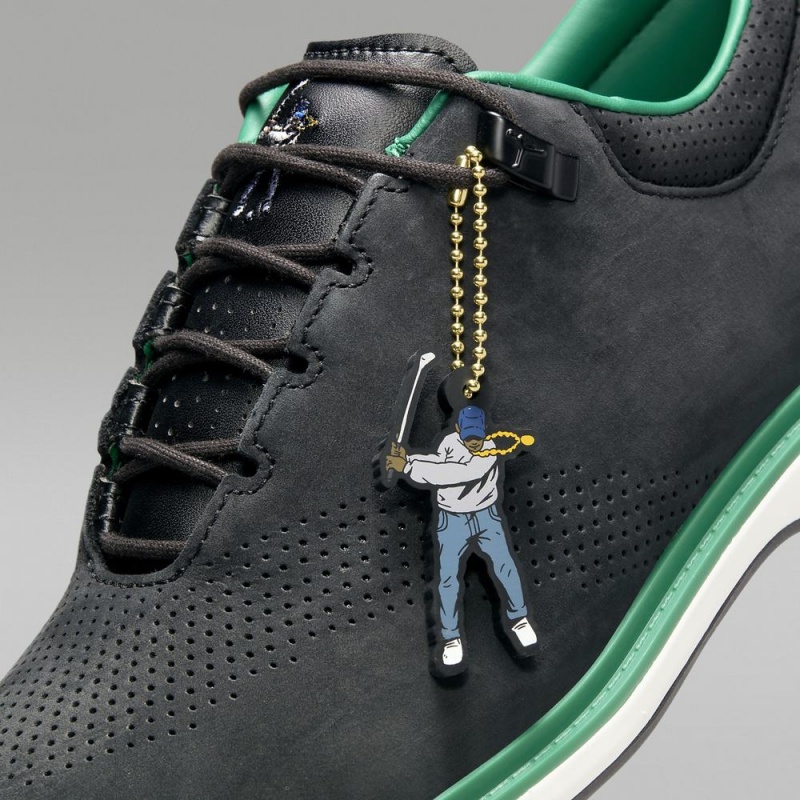 Nike Jordan ADG 4 x Eastside Golf Schoenen Heren Zwart Wit Metal Goud Nederland | 342706-AXZ