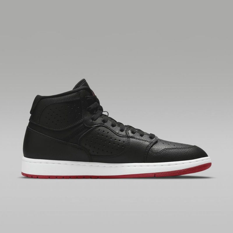 Nike Jordan Access Schoenen Heren Zwart Wit Rood Nederland | 825603-ZWF