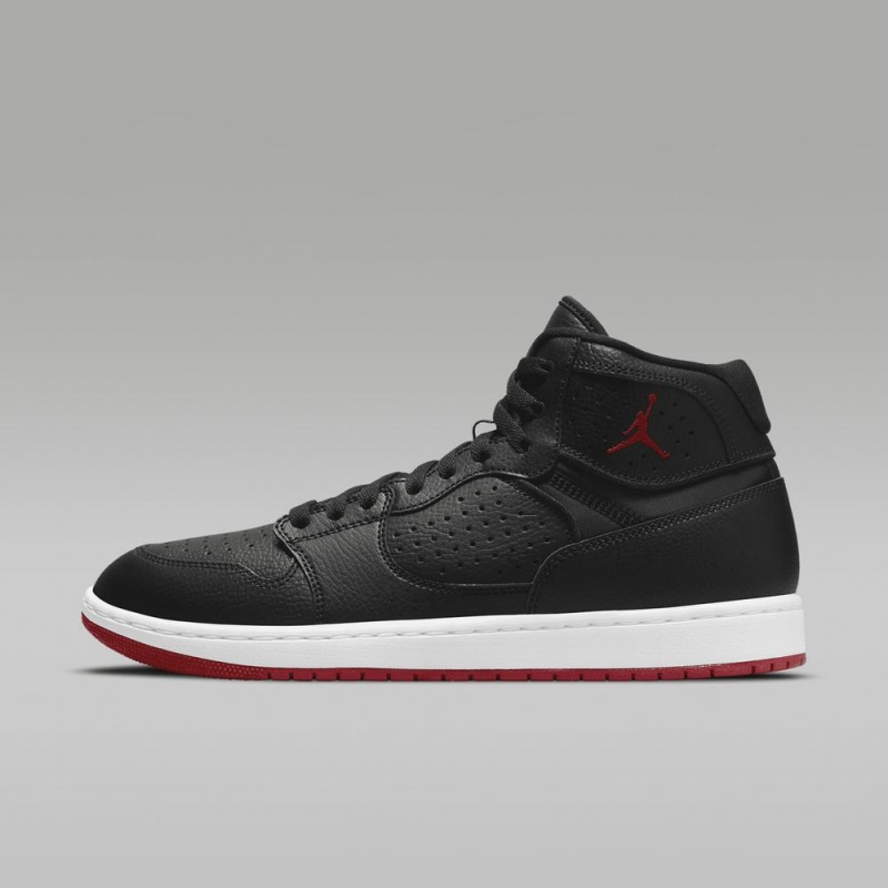 Nike Jordan Access Schoenen Heren Zwart Wit Rood Nederland | 825603-ZWF