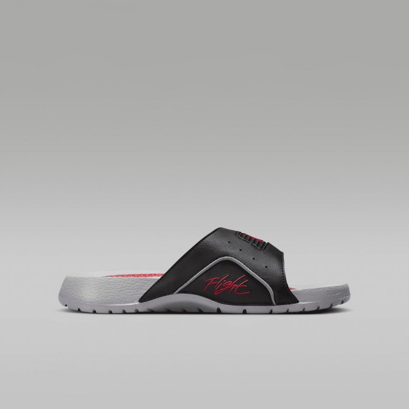 Nike Jordan Hydro 4 Retro Schoenen Kinderen Zwart Rood Grijs Nederland | 648530-JDS